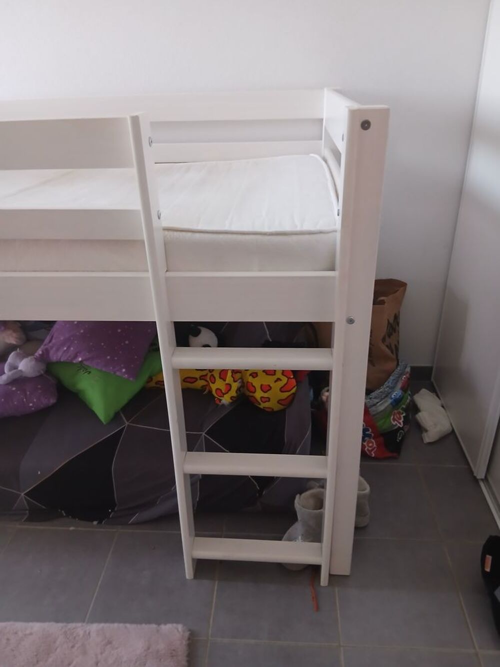 Lit mezzanine + matelas Mobilier enfants