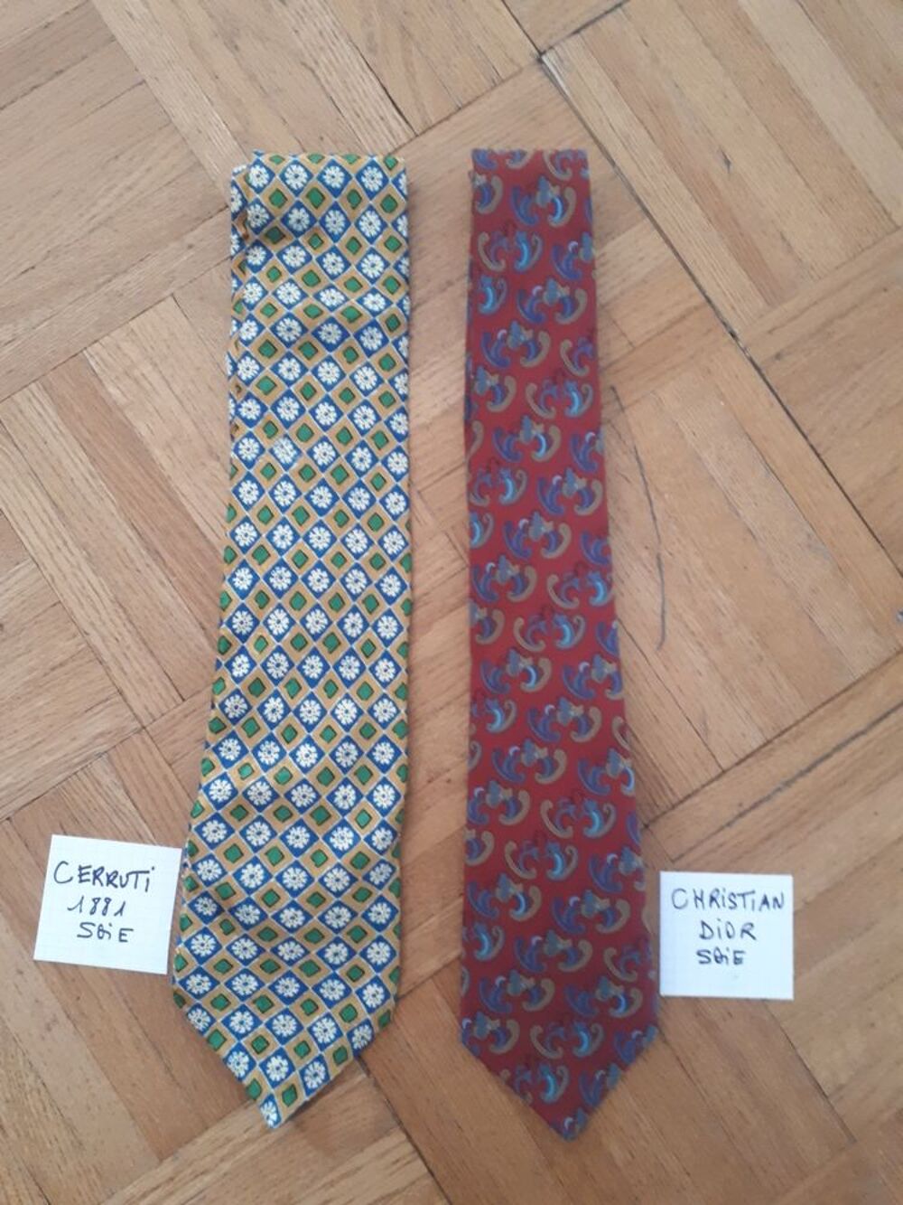 Cravates Dior et Cerruti 1881 - 10 euros pi&egrave;ce Vtements