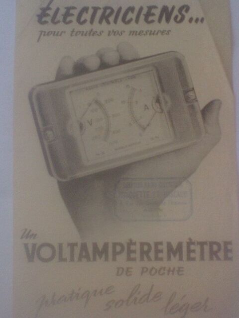 Le voltamp�rem�tre de poche �lectricien Radio contr�le Lyon 0 N�rac (47)