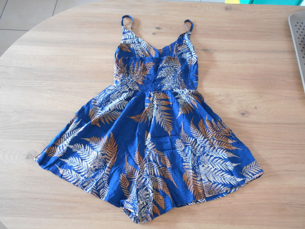 Combi-short bleu &agrave; motifs TXS/34 "La Valise De Fany" neuve Vêtements