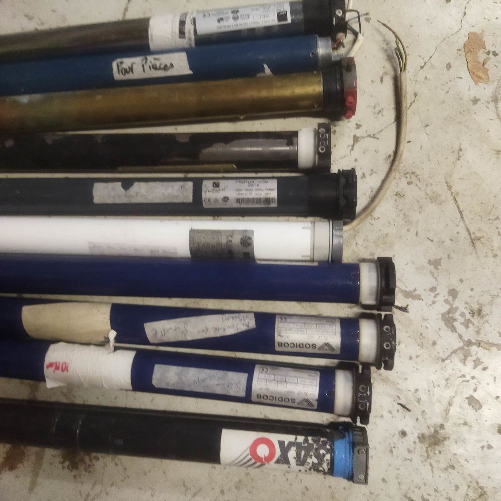 Lot de moteurs de volet roulant &agrave; r&eacute;parer Bricolage