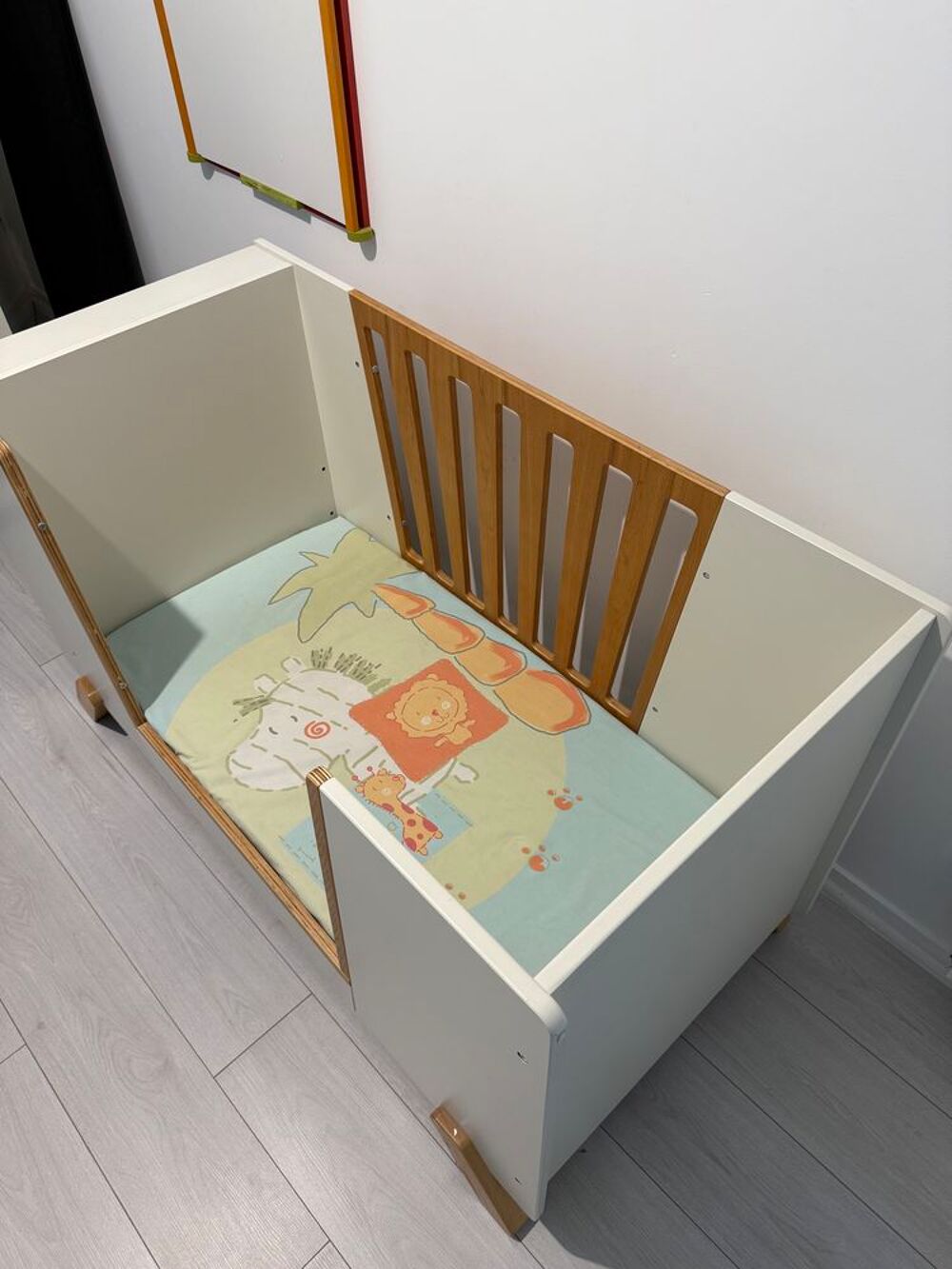 Berceau b&eacute;b&eacute; &eacute;volutif + matelas &amp; draps ? 0-4 ans Mobilier enfants