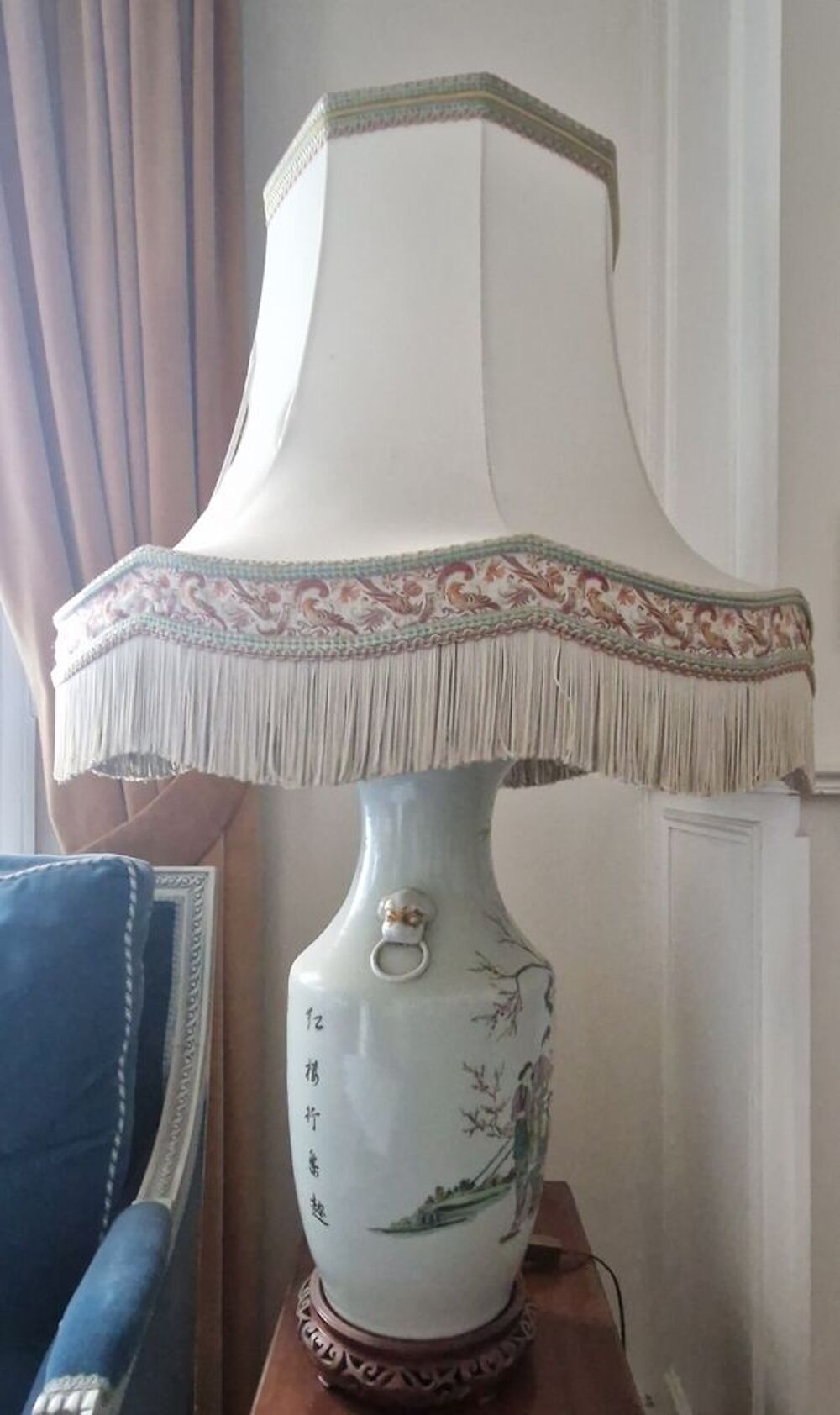 lampe en c&eacute;ramique chinoise Décoration