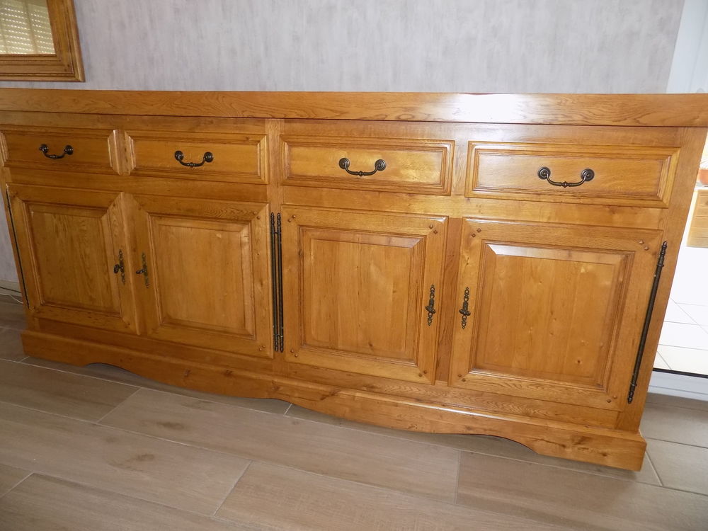 meubles de salle &agrave; manger en ch&ecirc;ne massif clair avrc m Meubles