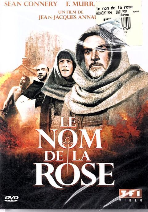 LE NOM DE LA ROSE    DVD + livre+VHS 5 Pontoise (95)