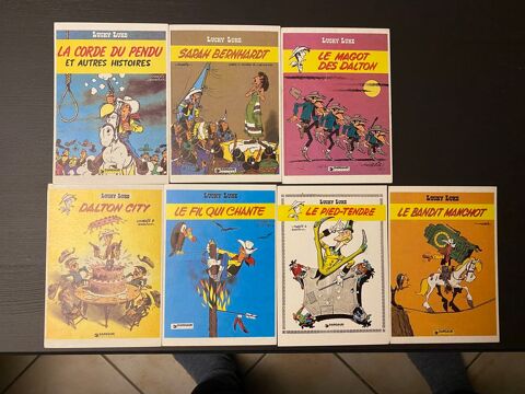 Cartes postales de collection tintin ou lucky lucke 2 Bruyres-sur-Oise (95)