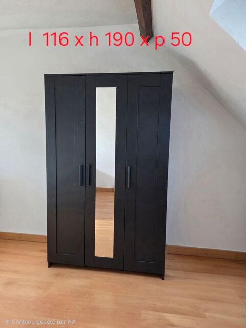 Amoire Chambre / Dressing 3 portes 85 Lux (71)