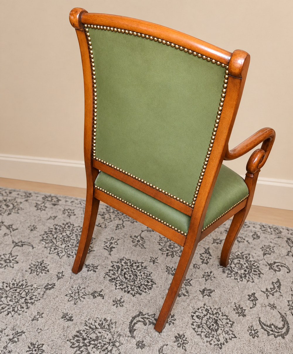 Fauteuil bois verni Meubles