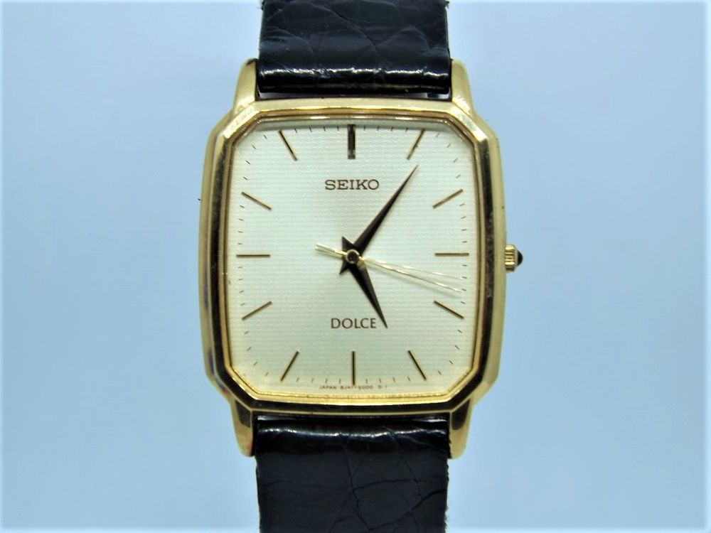 Tr&egrave;s rare Montre Seiko Dolce 8J41-5000 1987 Bijoux et montres