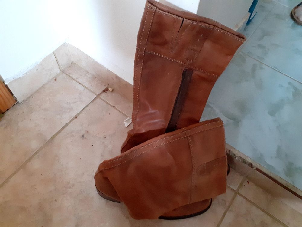 bottes marron Chaussures