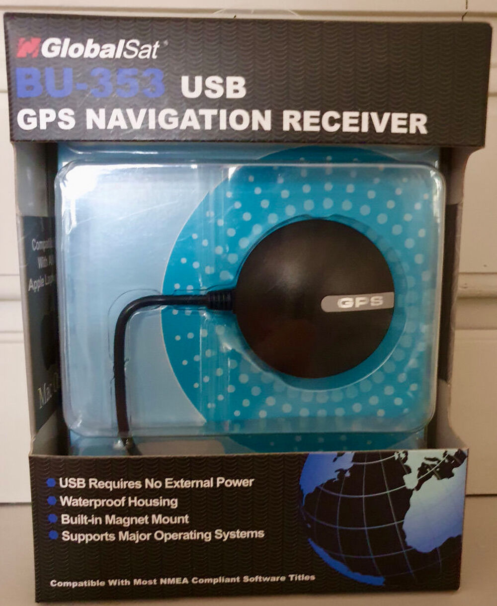 GlobalSat BU353 USB GPS Navigation receiver Matériel informatique