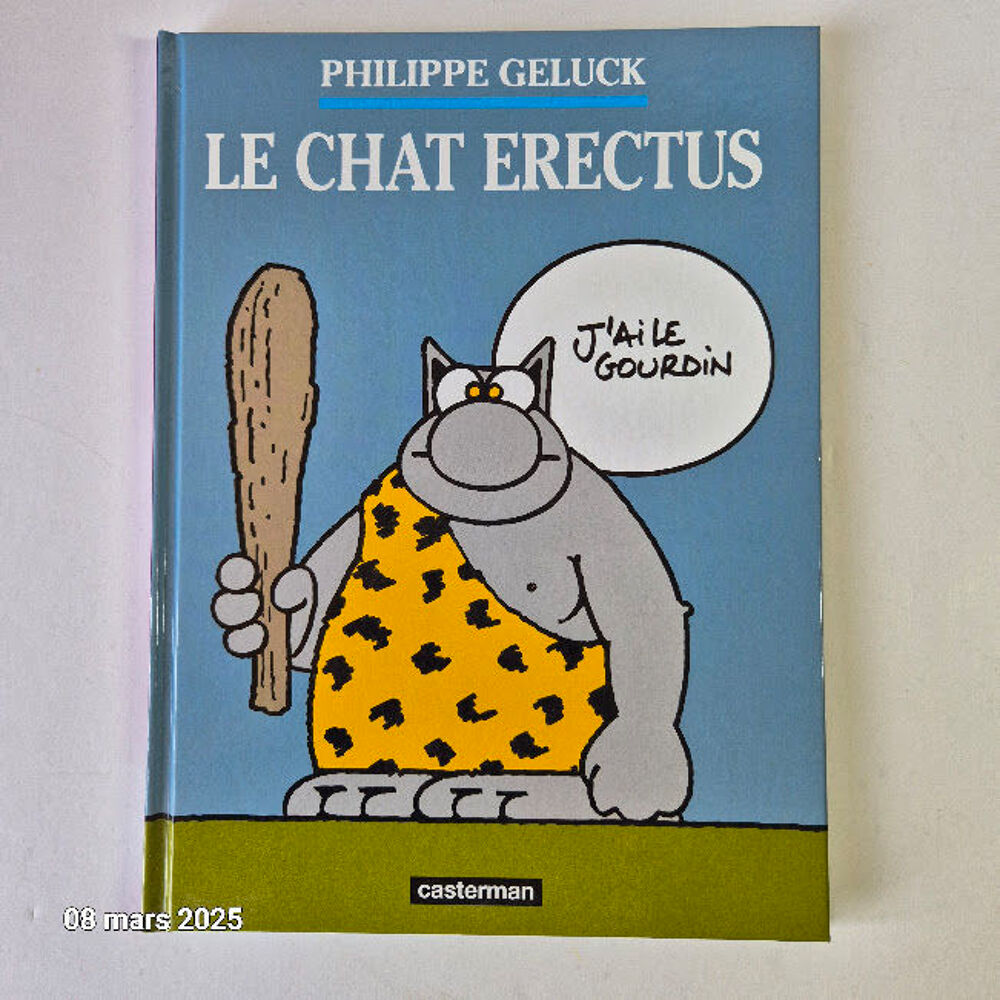 Le chat Erectus N&deg; 17, de Philippe Geluck, Casterman, 2012 Livres et BD