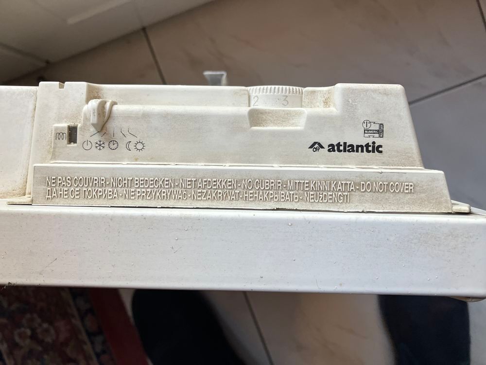 3 RADIATEURS MURAUX RAYONNANTS (ATLANTIC) Electroménager
