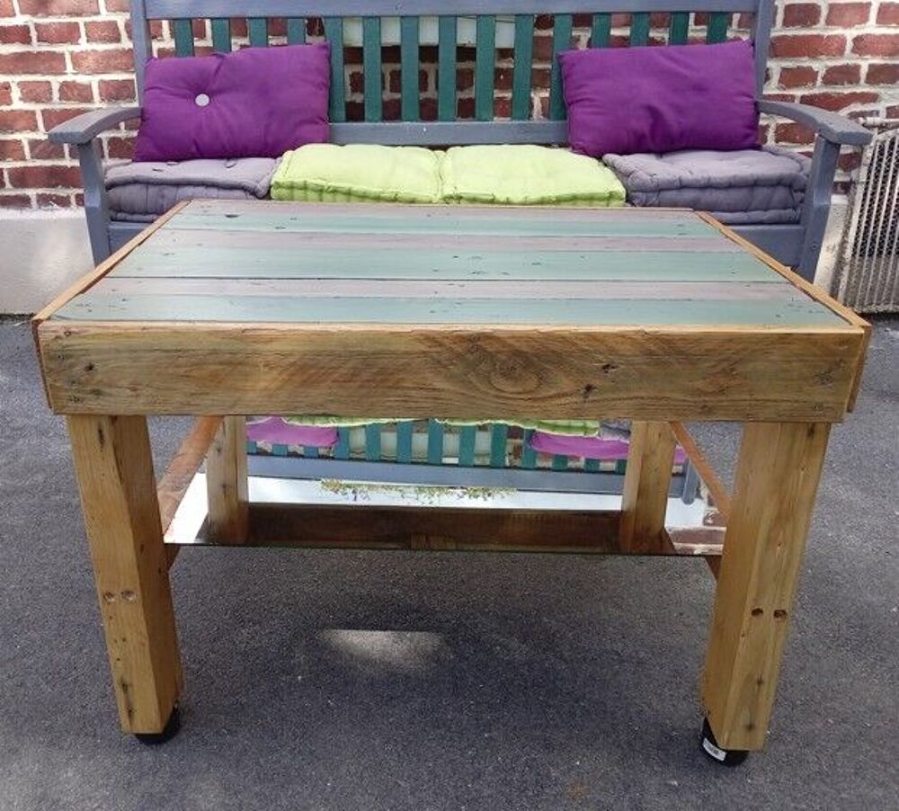Table basse en bois pour salon de jardin Meubles