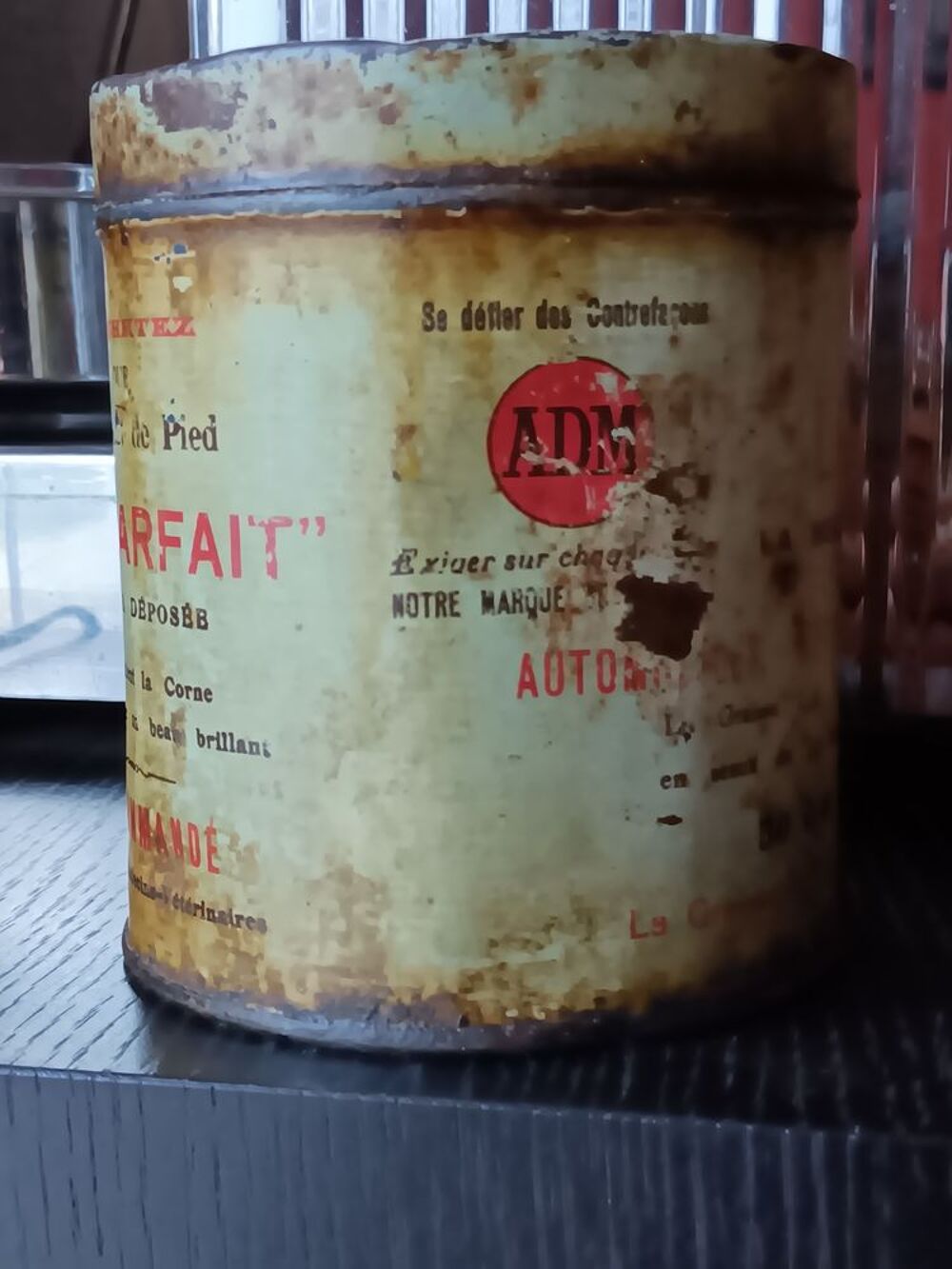Boite ancienne graisse 