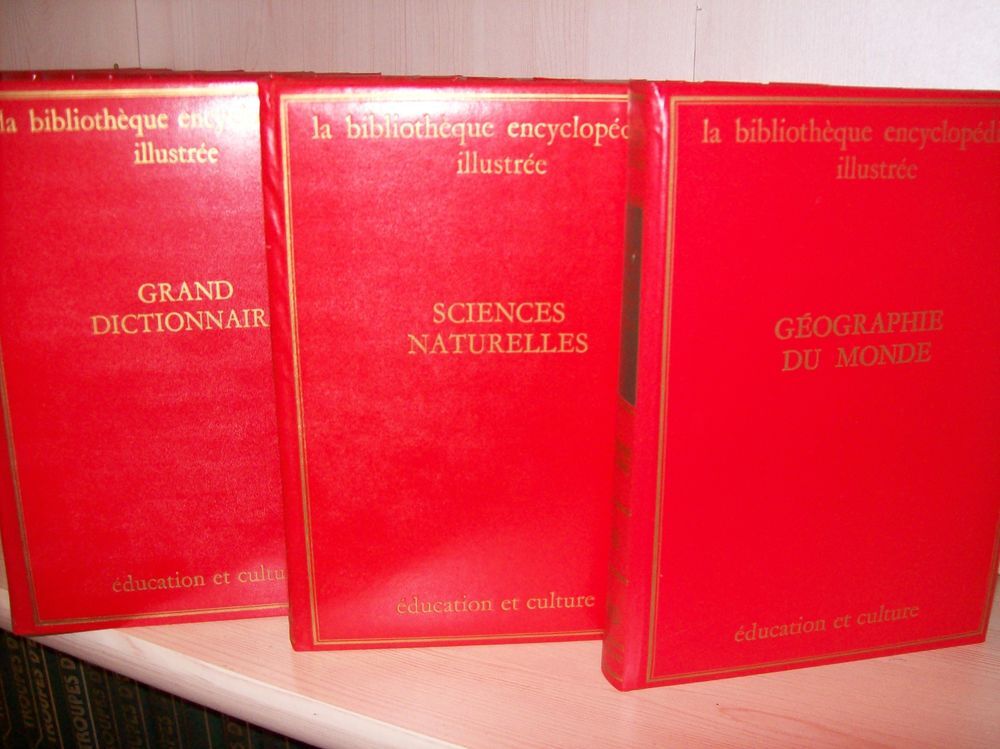 20volumes biblioth&eacute;que encyclopedie illustree Livres et BD