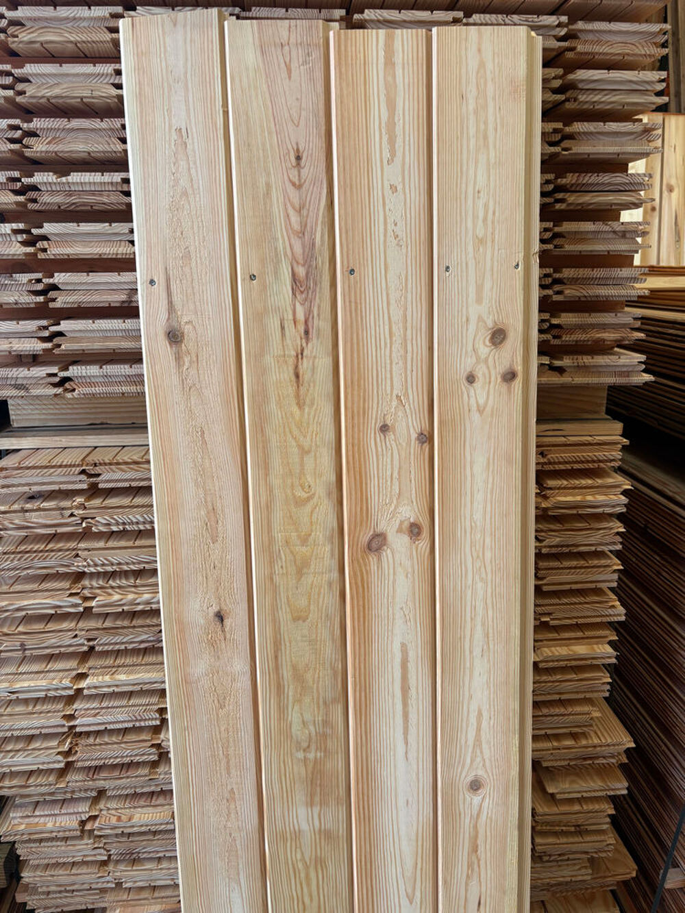 BARDAGE RABOT&Eacute; Pin des Landes 22x128 en 2,40m Bricolage