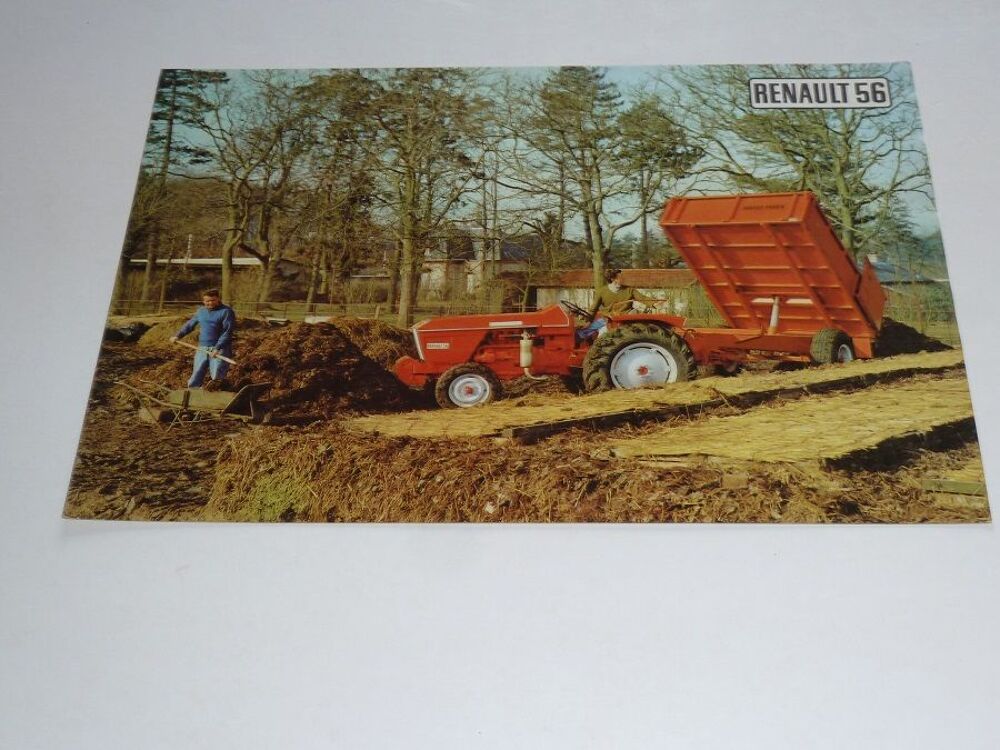 Prospectus d&eacute;pliant tracteur RENAULT 56 et 456 4x4 