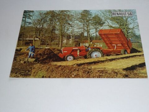 Prospectus dépliant tracteur RENAULT 56 et 456 4x4 1 Marcilly-le-Hayer (10)