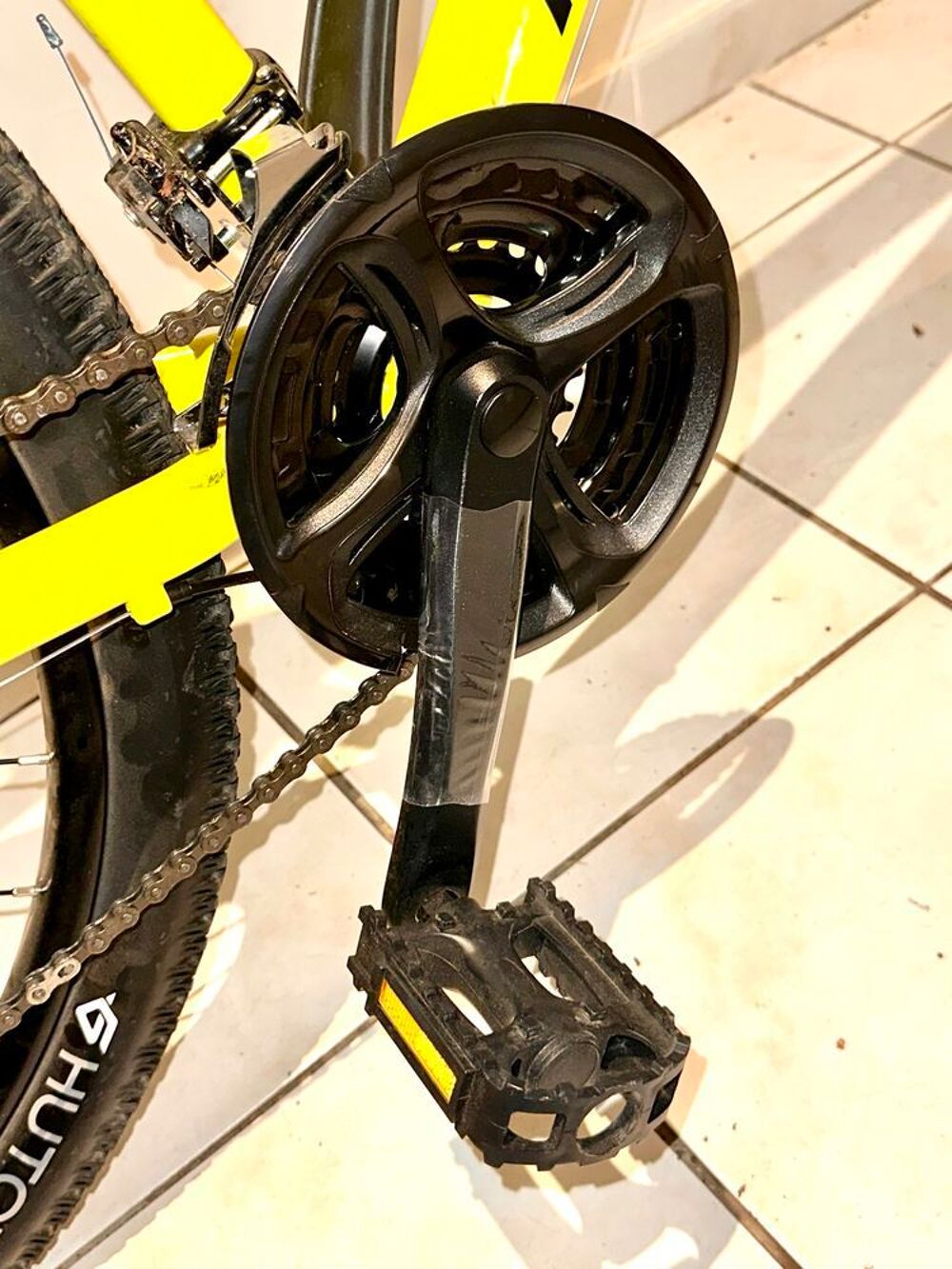 VTT Nakamura Summit700 jaune fluo XL €" excellent &eacute;tat, tr&egrave;s peu roul&eacute; Vélos