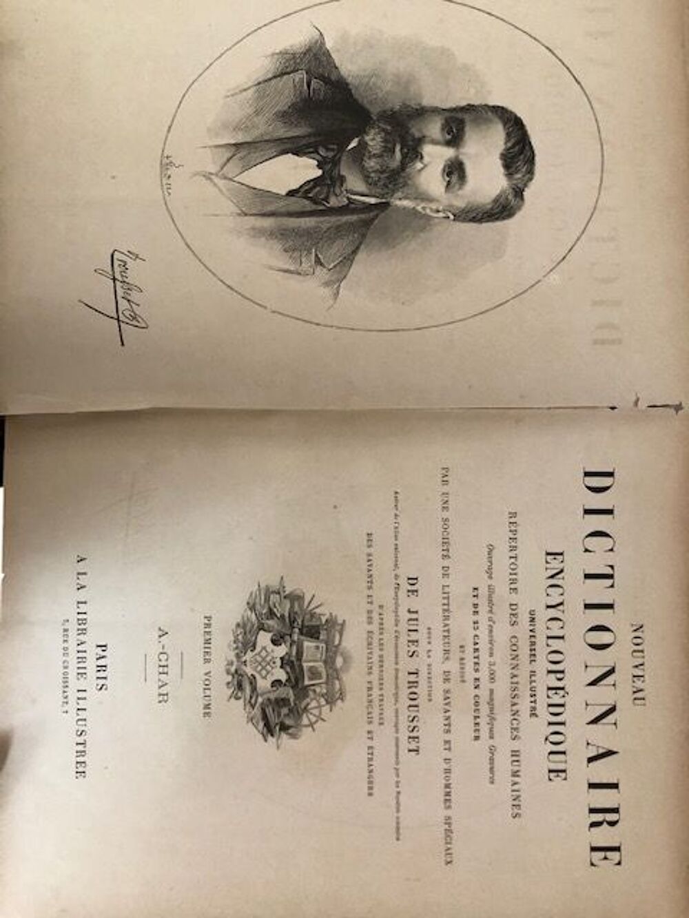Dictionnaire Encyclop&eacute;dique 1886 de Jules TROUSSET Livres et BD