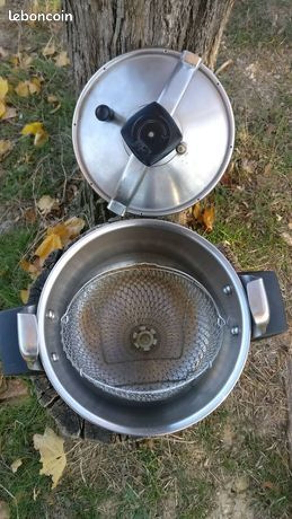 Cocote Vapeur SEB alu Nickel compl&egrave;te 6L Electroménager