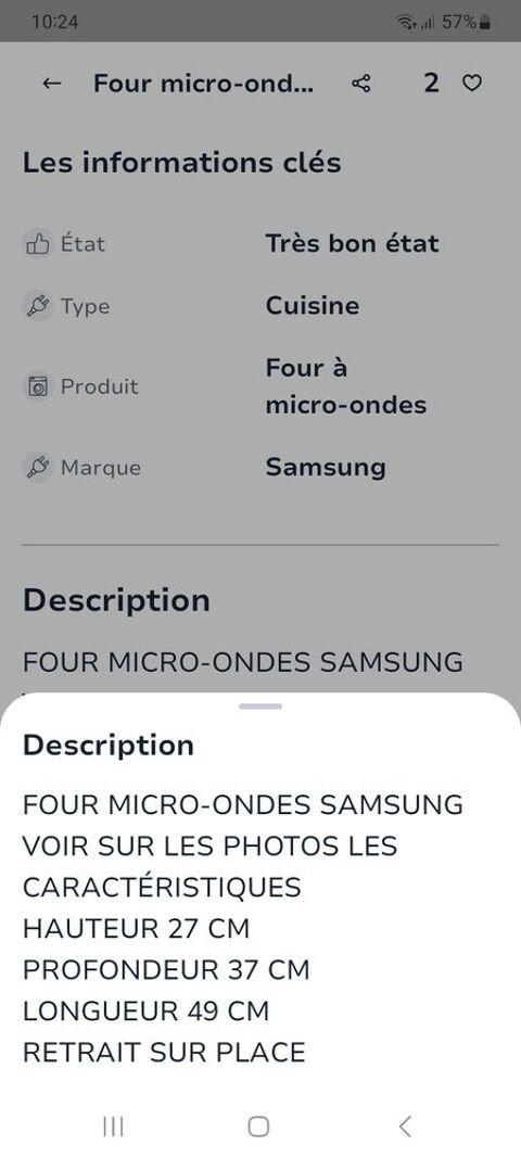 MICRO-ONDES    SAM181 13 Hy�res (83)