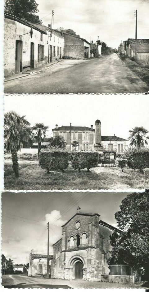 33 Gironde -3 CARTES POSTALES d'autrefois-CAMPUGNAN 7 Blaye (33)