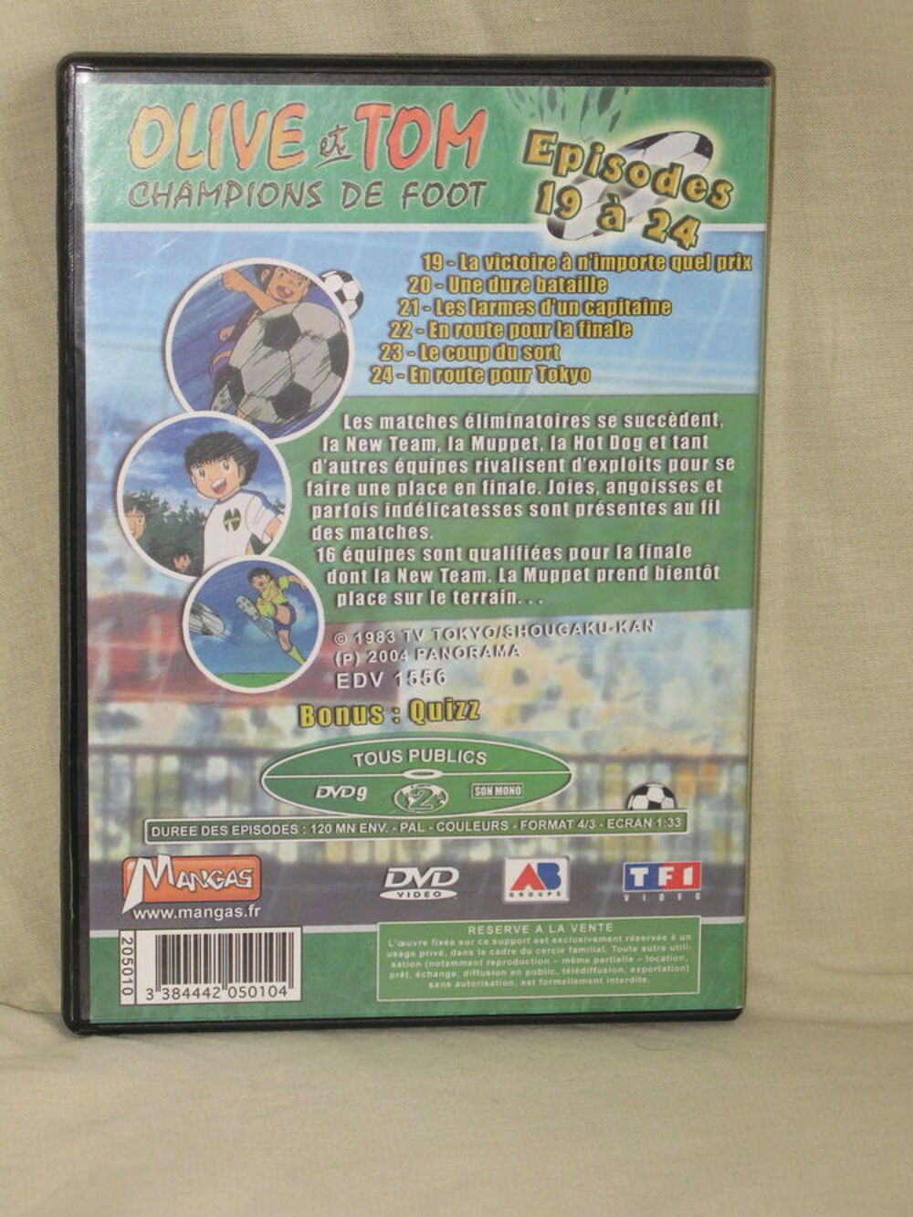 Olive et Tom champions de foot N&deg;4 DVD et blu-ray