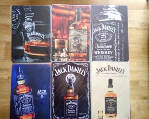 PLAQUE METAL JACK DANIEL WHISKY 30 CM PAR 20 CM  7 Saint-Brieuc (22)