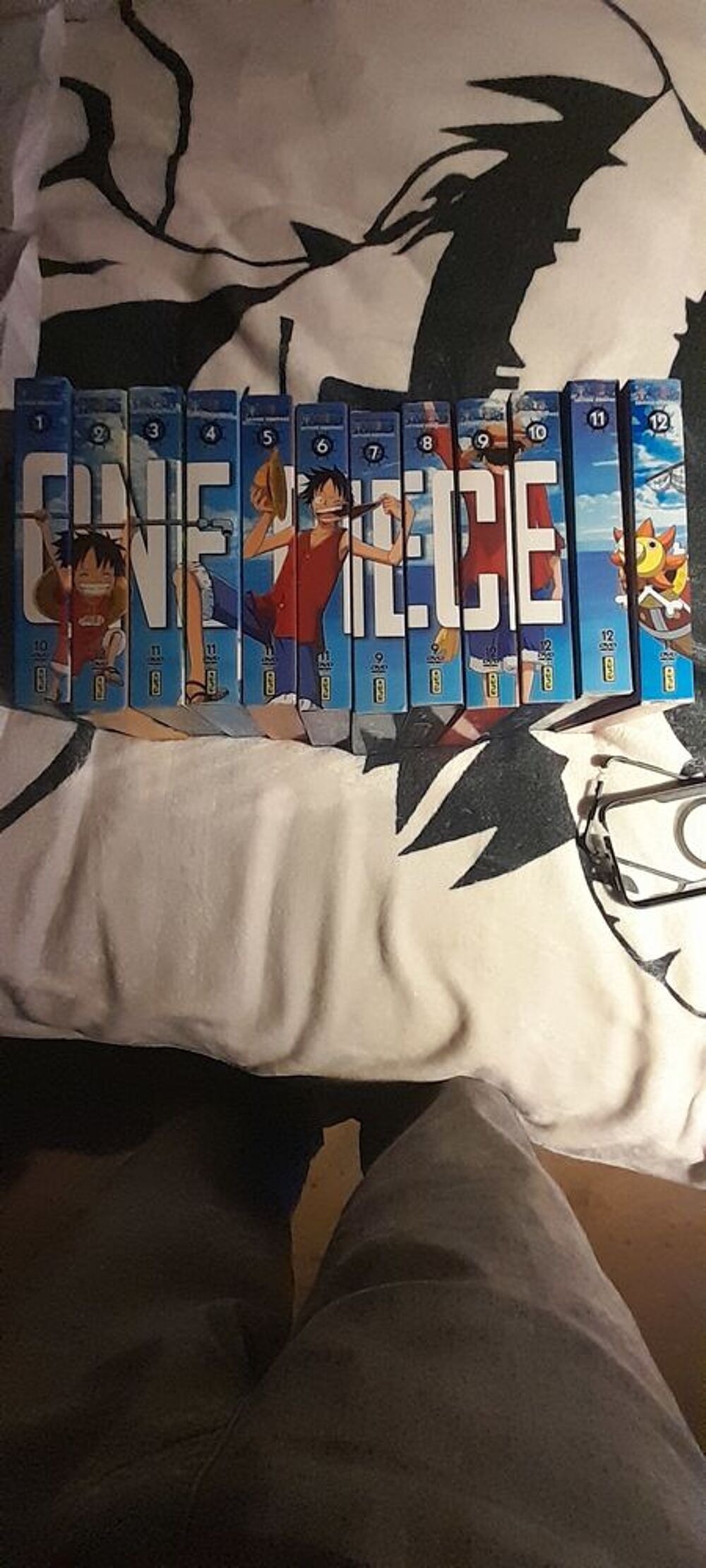 coffrets dvd one piece &eacute;dition &eacute;quipage de 1 &agrave; 12 DVD et blu-ray