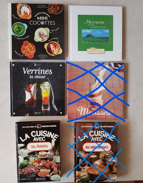 4 LIVRES de cuisine Cannes (06)