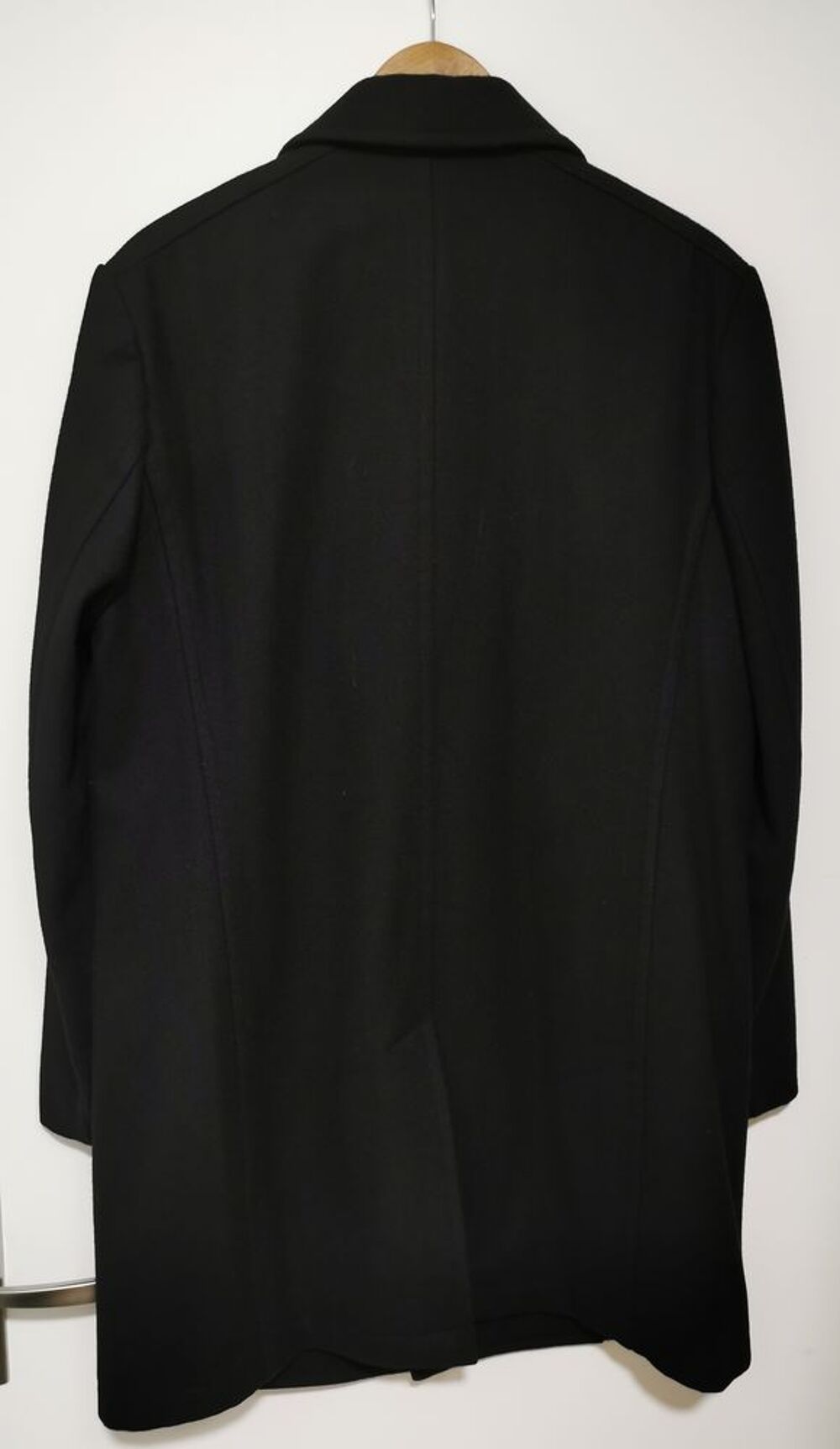 Manteau en laine noir Armand Thiery Studio &eacute;tat neuf Vtements