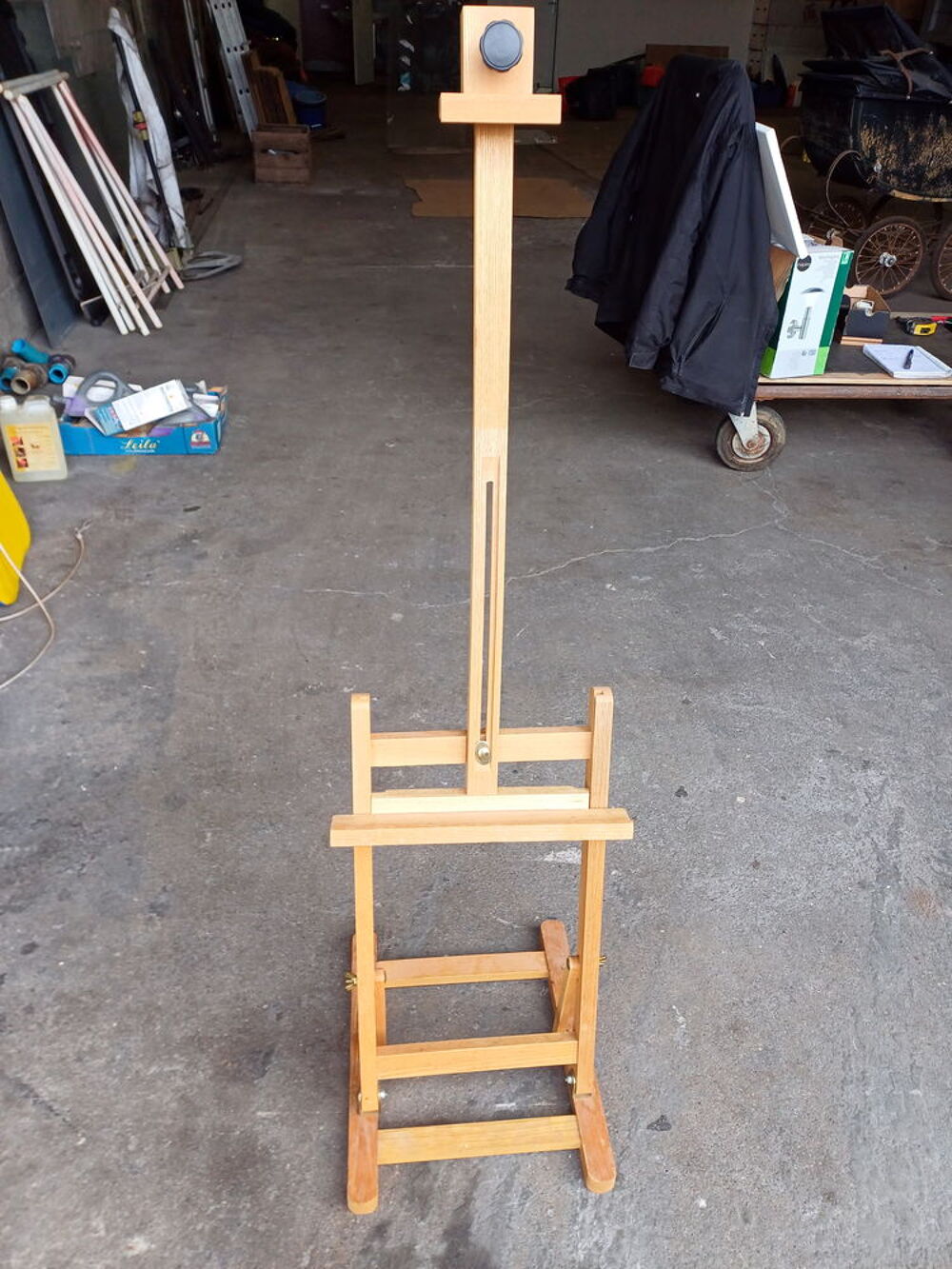 CHEVALET de peintre, pour tableau de 60cm de hauteur Décoration