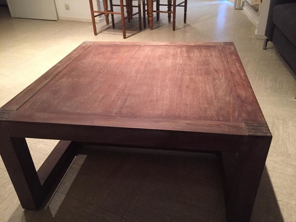 Ensemble buffet + table tv + table basse acacia Meubles