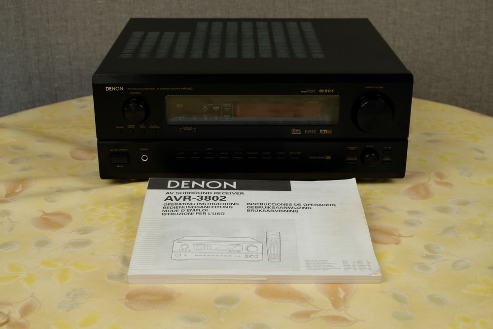 Ampli AV DENON AVR3802 noir Photos/Video/TV