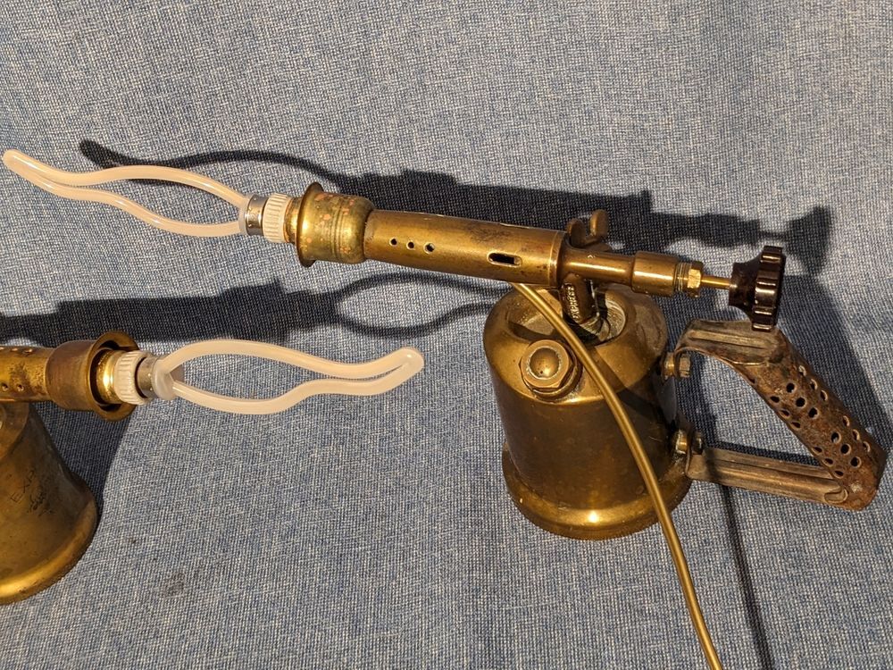 Paire de 2 Lampes chalumeau de chevet avec ampoule flamme tr Décoration