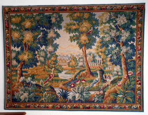 tapisserie copie d'Aubusson Verdure Chantilly XVIIIe 1000 Aix-en-Provence (13)