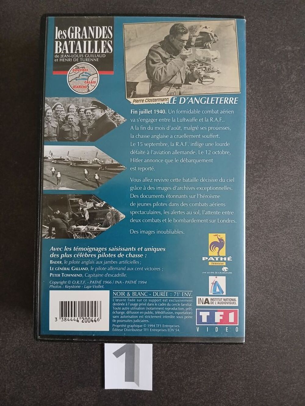 CASSETTES K7 VHS GUERRE 1939-1945 Photos/Video/TV