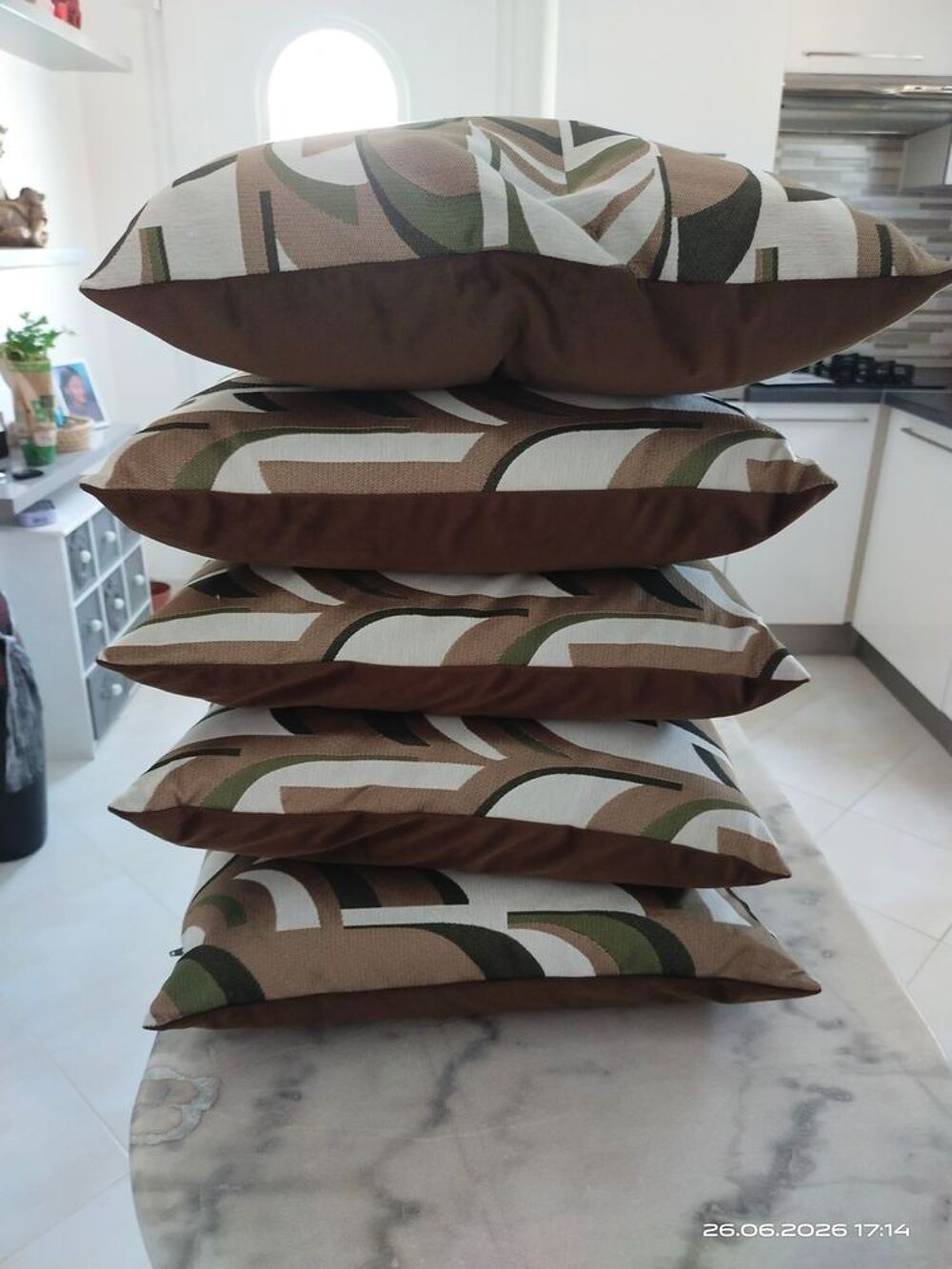 VENT coussin pour canap&eacute; 0,45 x 0,45 Décoration