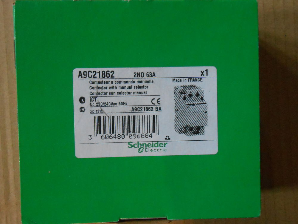 CONTACTEUR SCHNEIDER A9 C2 1862 (44) Bricolage