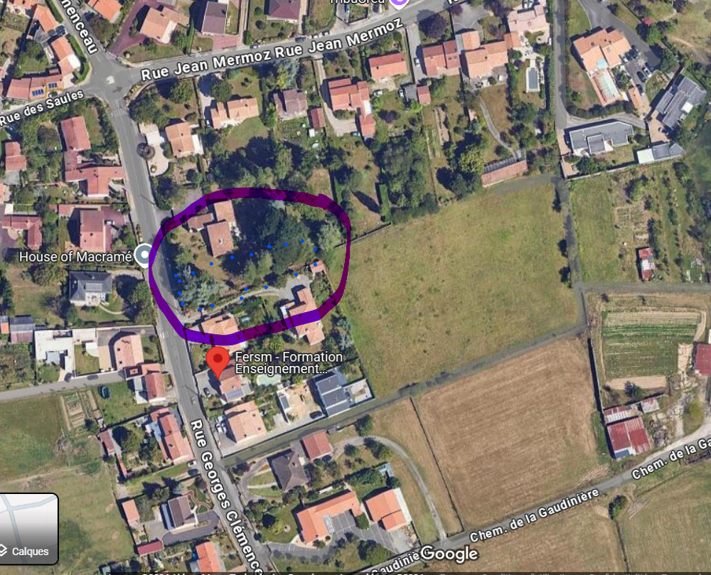 Vente Terrain Terrain constructible 668 M2 a prox tramway et commodités. Bouguenais
