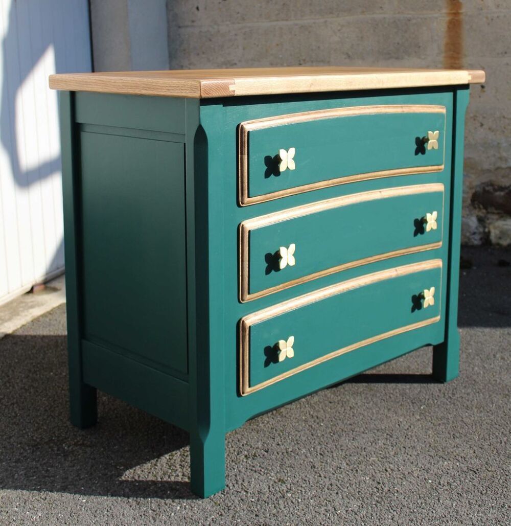 Commode en ch&ecirc;ne r&eacute;nov&eacute;e Meubles
