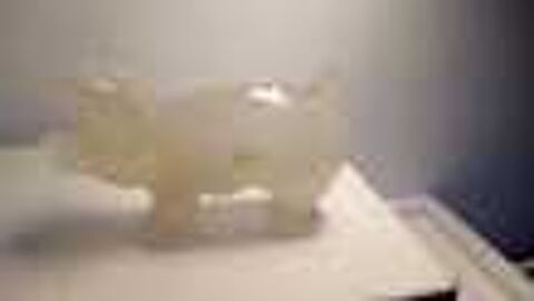 Une Petite figurine cochonne blanche 