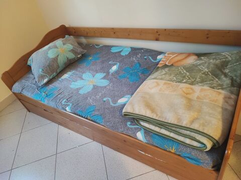 Lit banquette avec lit tiroir avec un matelas 30 Le Kremlin-Bicêtre (94)