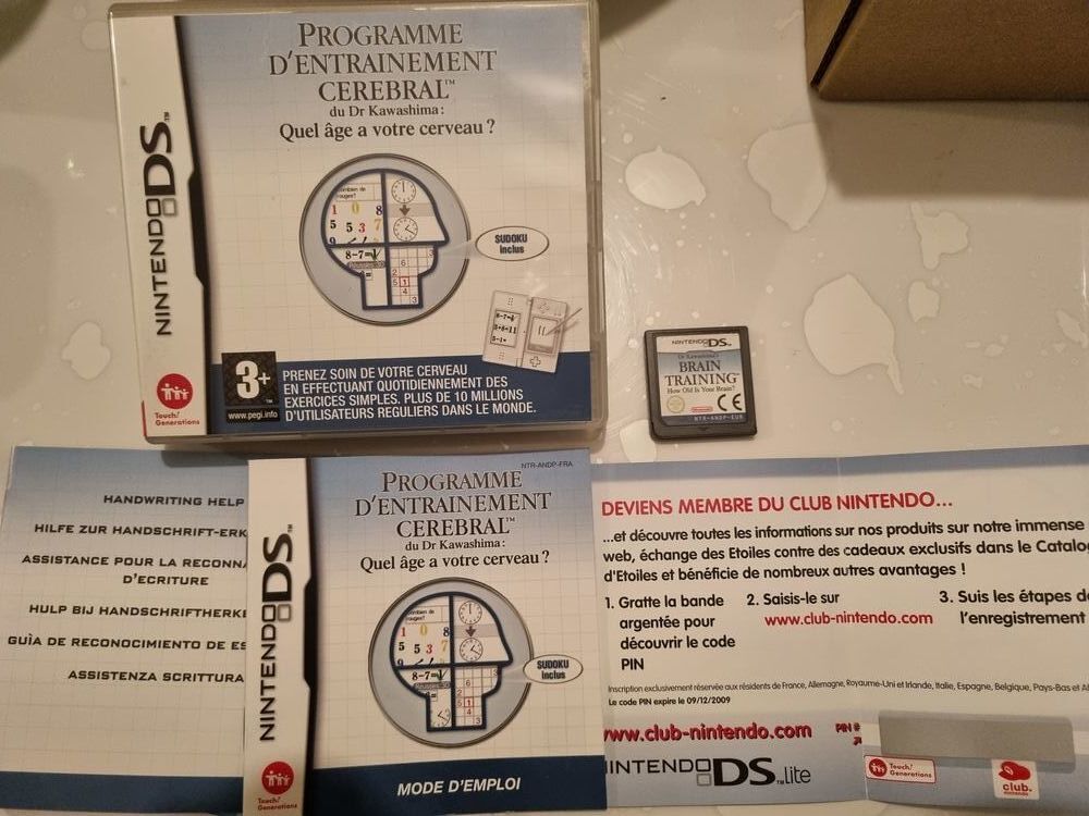 Jeu DS Programme D'entra&icirc;nement C&eacute;r&eacute;bral Avanc&eacute; Consoles et jeux vidéos