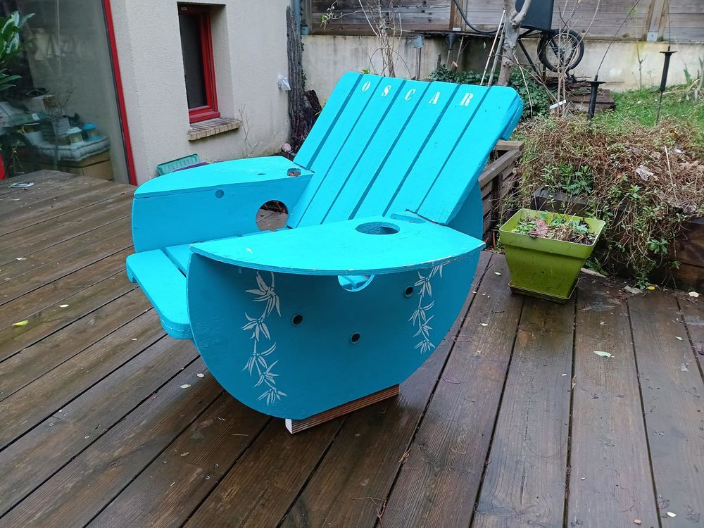 Fauteuil en bois massif Meubles