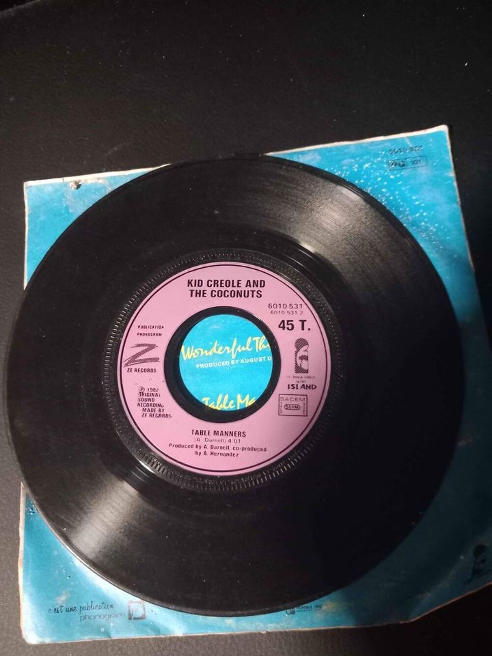 45 Tours Kid cr&eacute;ole et the coconuts I'm a wonderful thing CD et vinyles