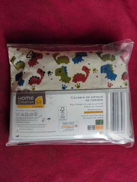 Coussin neuf de noyaux de cerise Avermes (03)