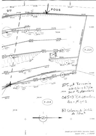  Terrain � vendre 875 m�